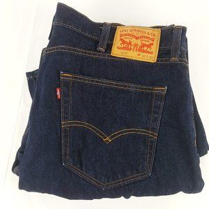 Levis 505 Mens Blue Jeans 42 x 32 Regular